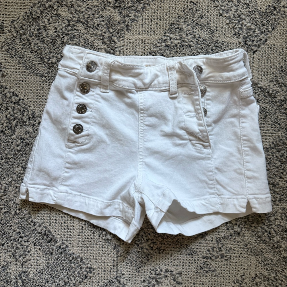 American Eagle Outfitters White High Waist Shorts